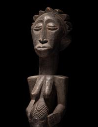 Three African Wood Figures