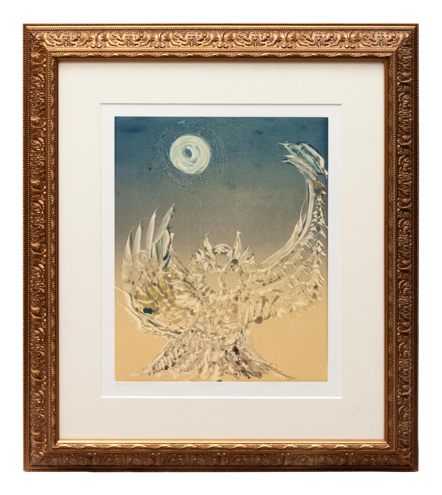 Three Works: Full Moon Owl, 2011; Father's Feather, 2010; Black Heart , 2010