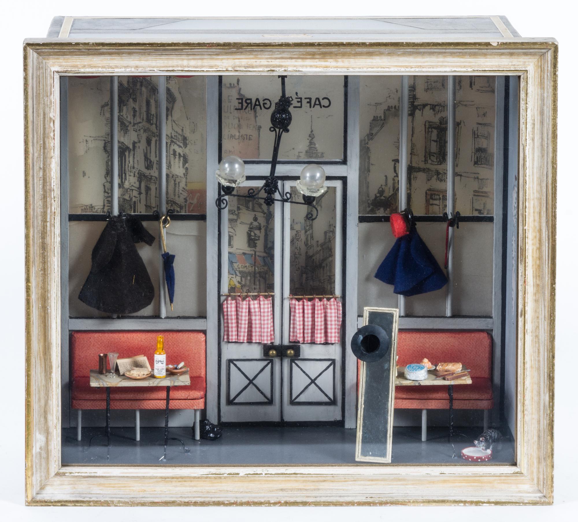A Narcissa Thorne Diorama Height 14 x width 17 x depth 6 1/2 inches.