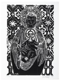 BURROUGHS, Margaret Taylor Goss (1915-2010). A group of prints after earlier editions, including "Harriet Tubman," "Mother Africa," and "Madonna."