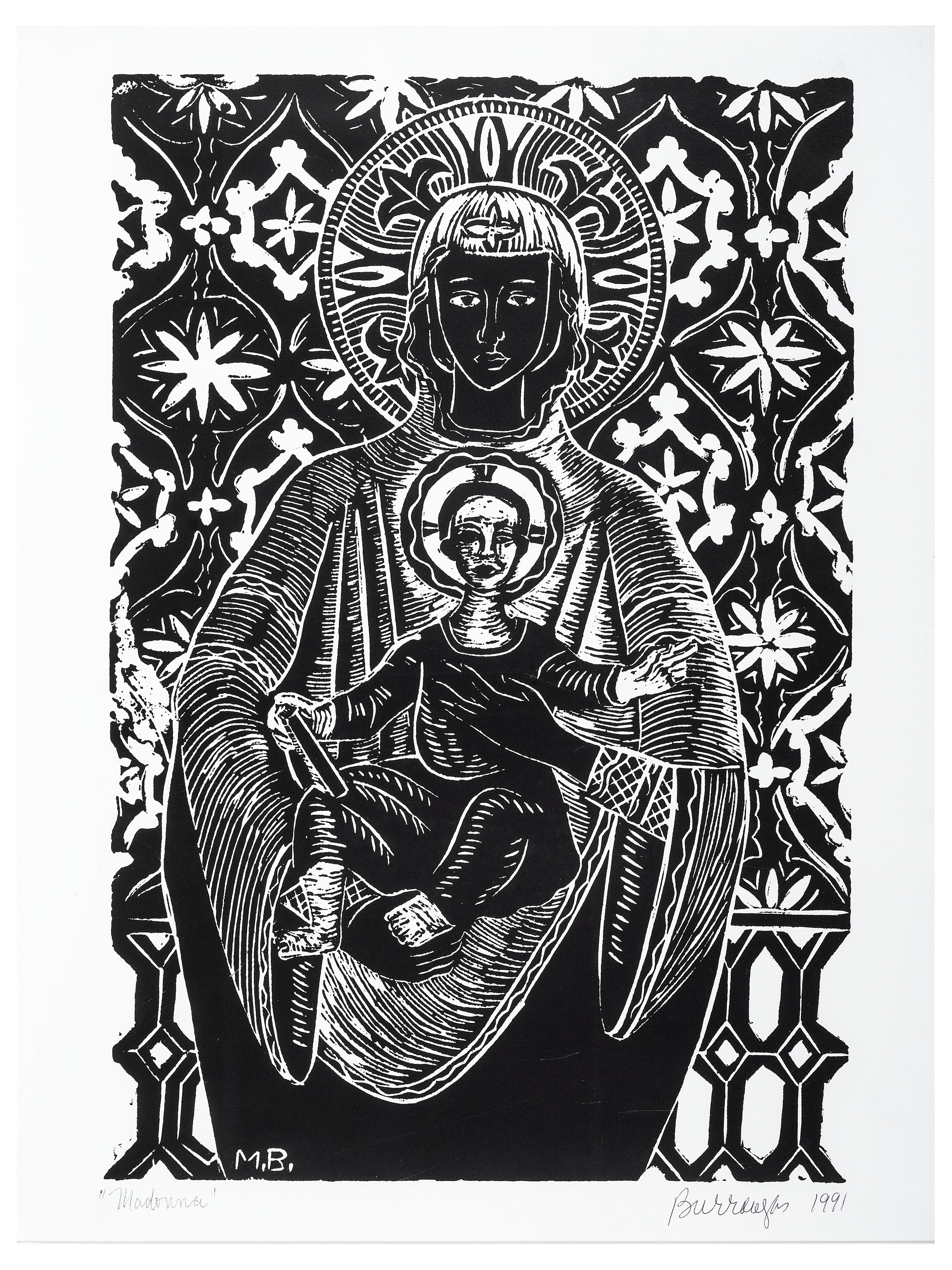 BURROUGHS, Margaret Taylor Goss (1915-2010). A group of prints after earlier editions, including "Harriet Tubman," "Mother Africa," and "Madonna."