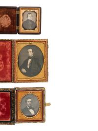 [EARLY PHOTOGRAPHY]. 11 assorted daguerreotypes of men.