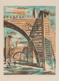 Eugene Berman, (Russian/American, 1899-1972), Verona, 1951