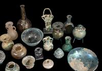 Twenty Roman Glass Vessels