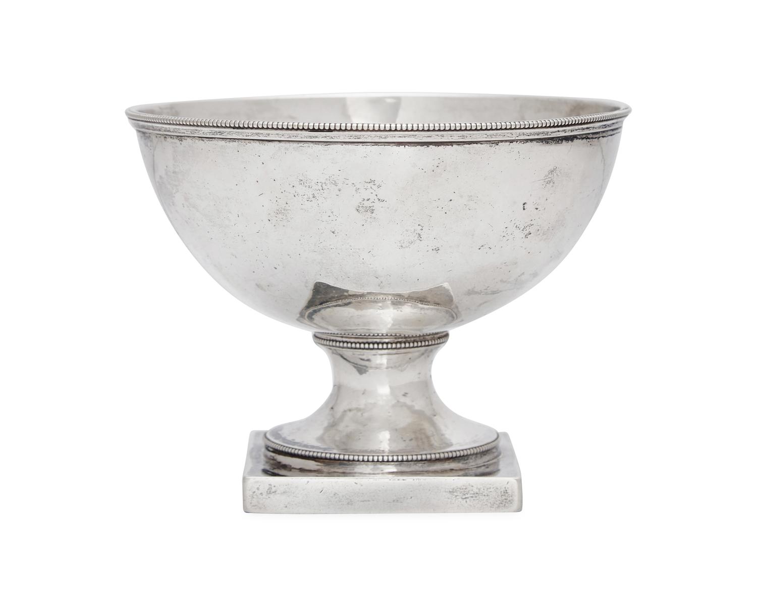 A Federal Silver Waste Bowl
