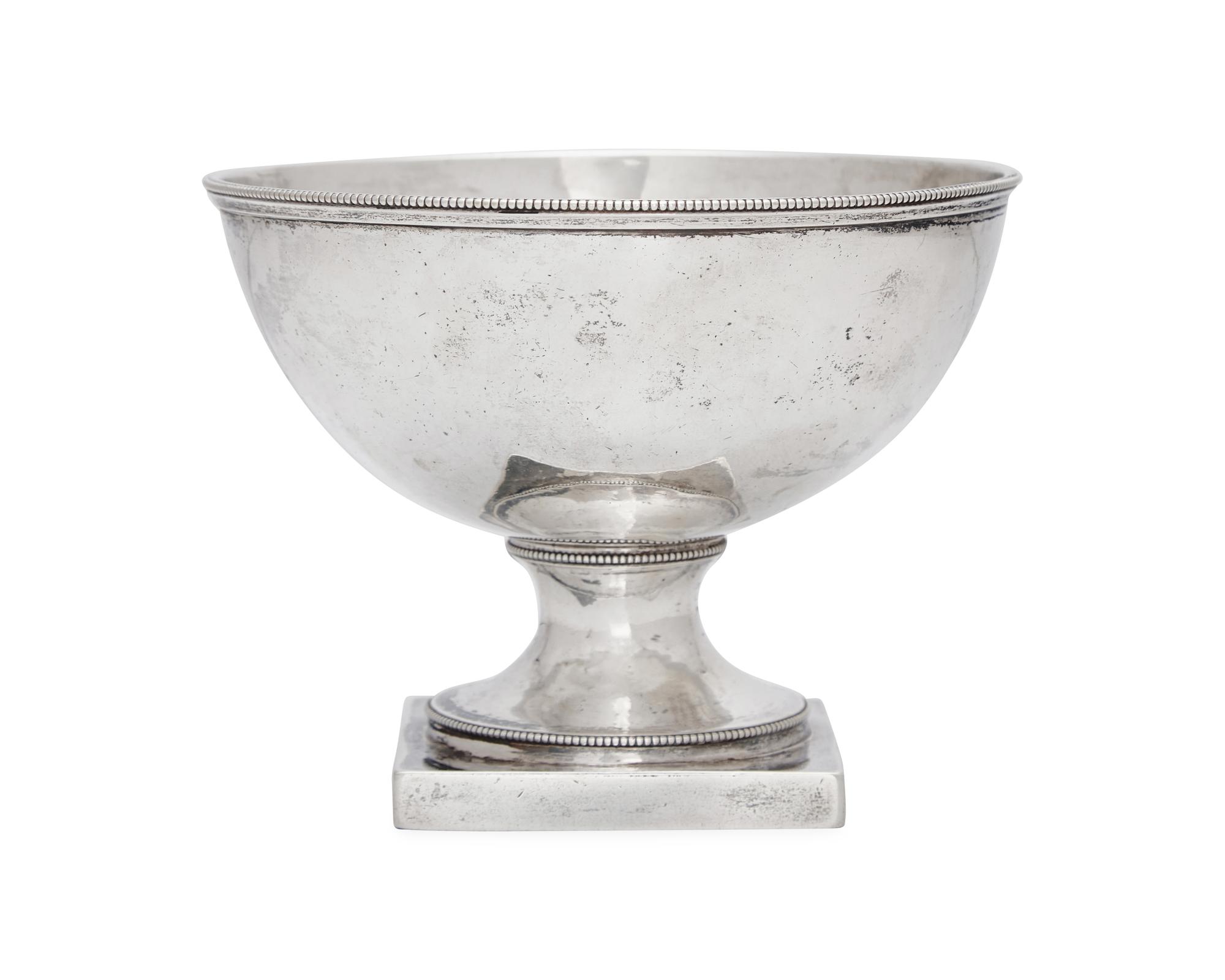 A Federal Silver Waste Bowl