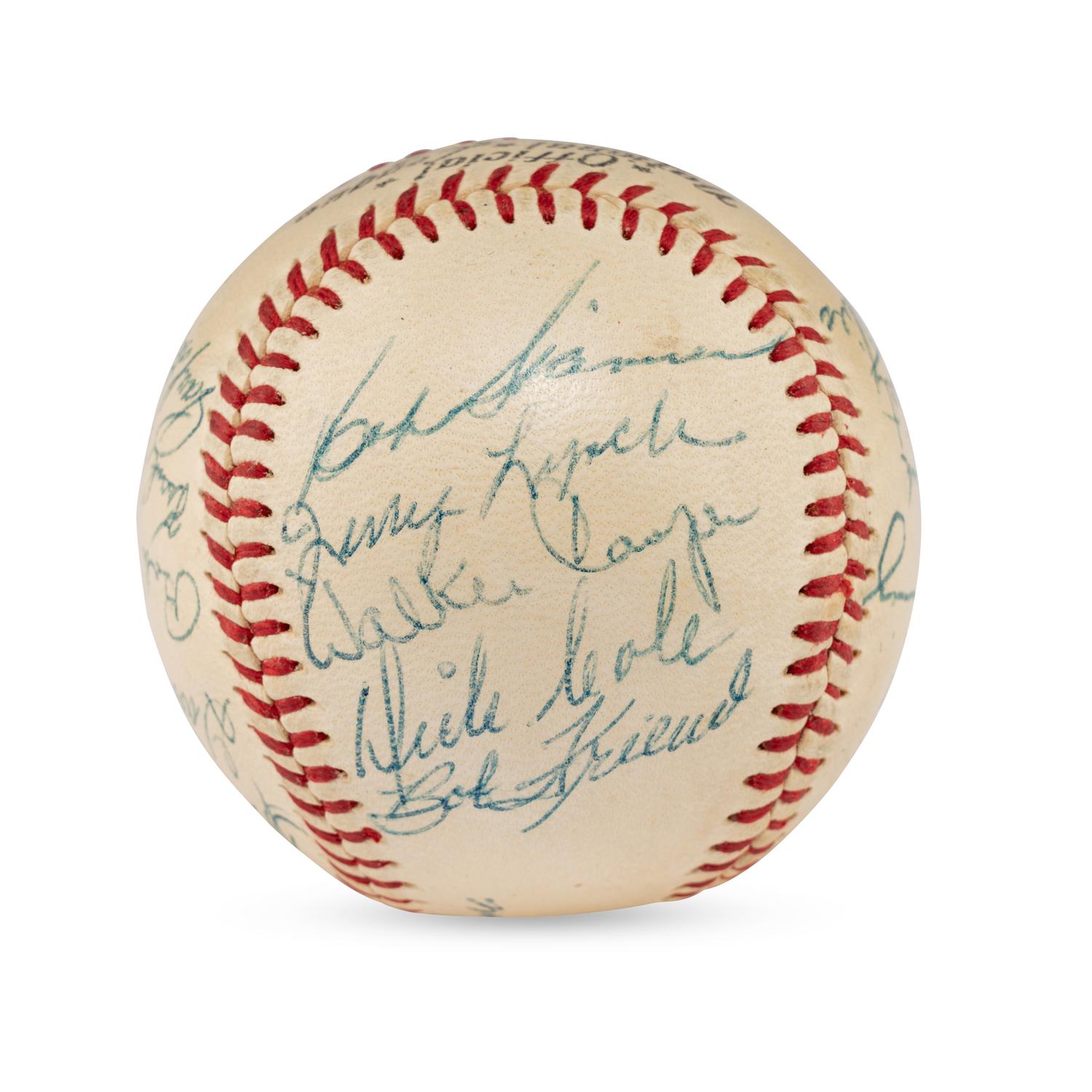 A 1954 Pittsburgh Pirates Team Signed Autograph Baseball (SGC Letter of Authenticity)