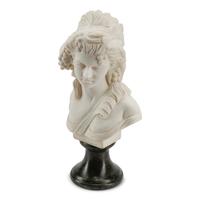 A Set of Four Small Marble Busts