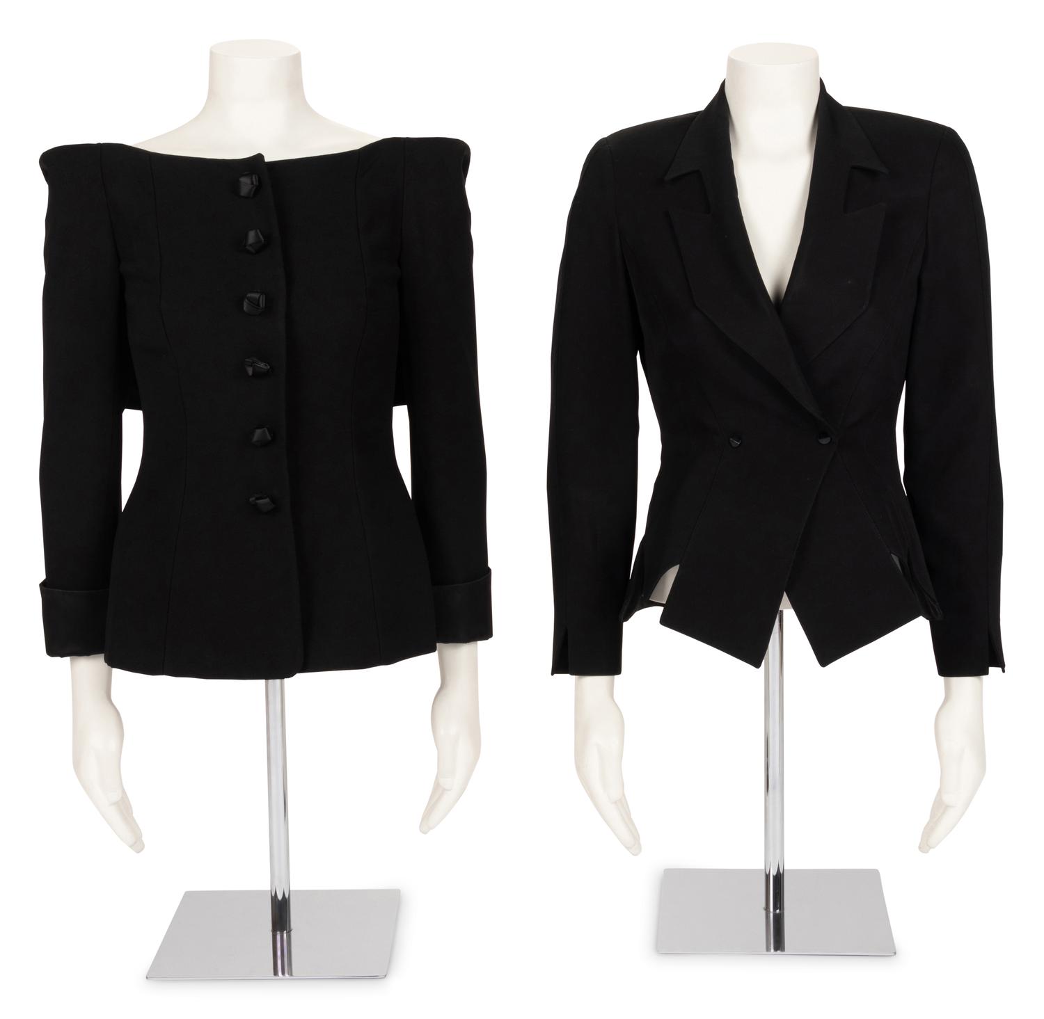 Two Designer Jackets: One Thierry Mugler, One Christian Dior, 1980s