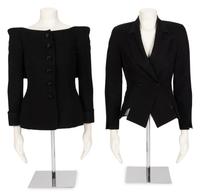 Two Designer Jackets: One Thierry Mugler, One Christian Dior, 1980s