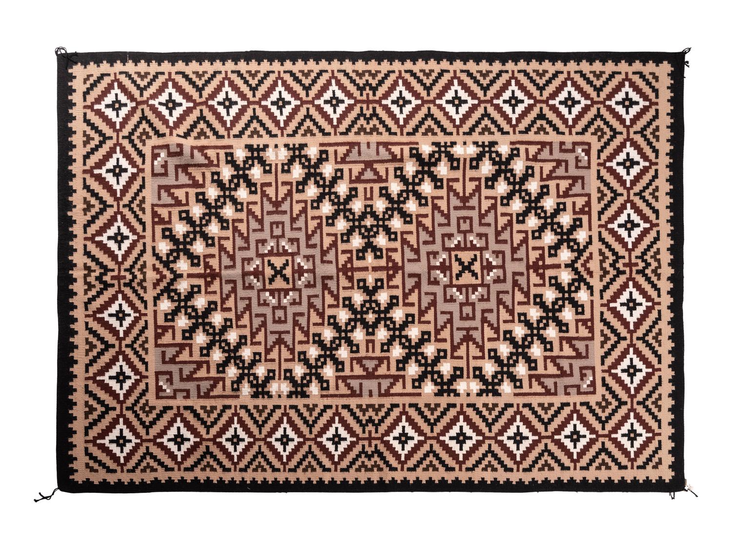 Navajo Two Grey Hills Weaving / Rug