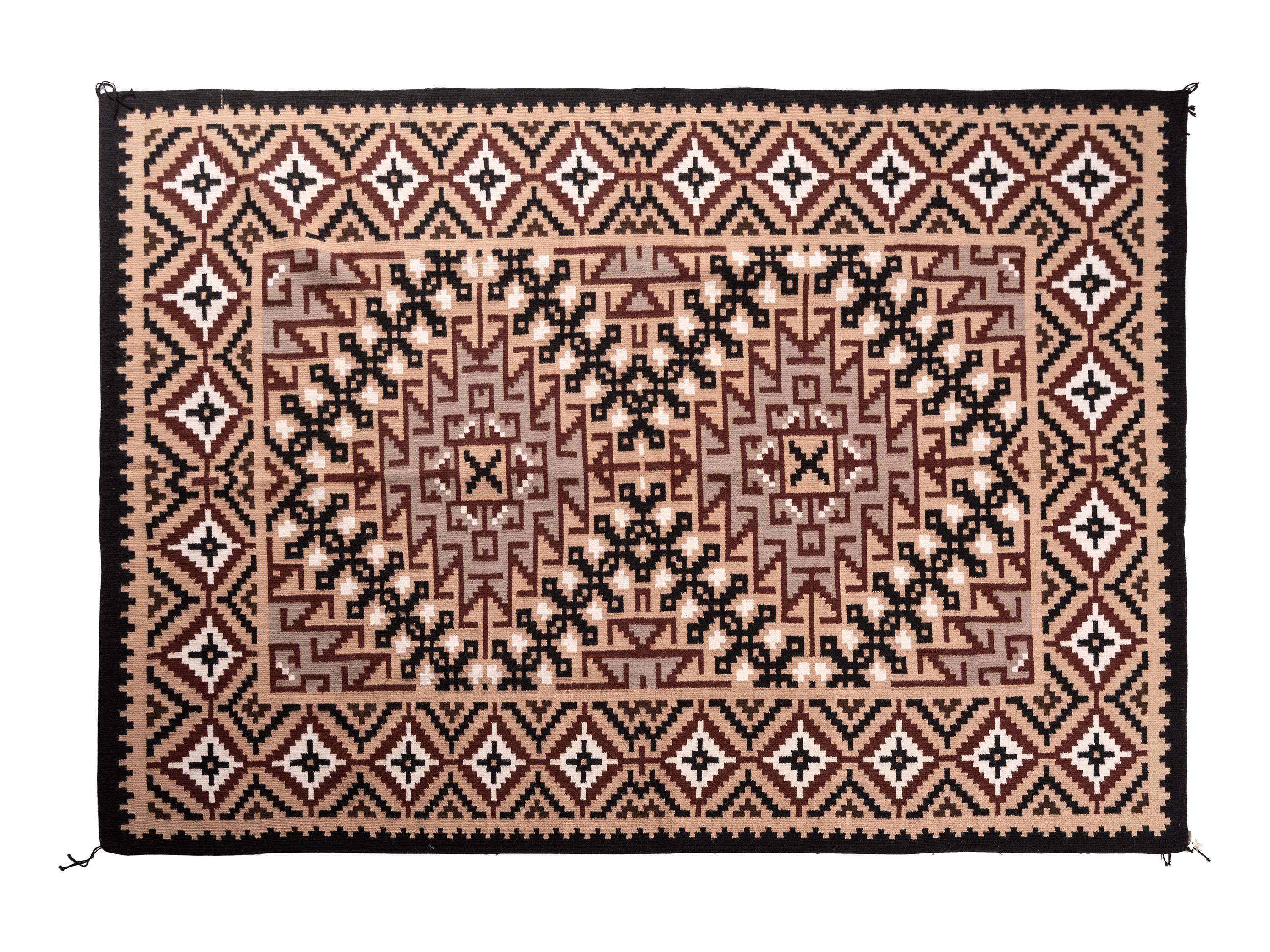 Navajo Two Grey Hills Weaving / Rug