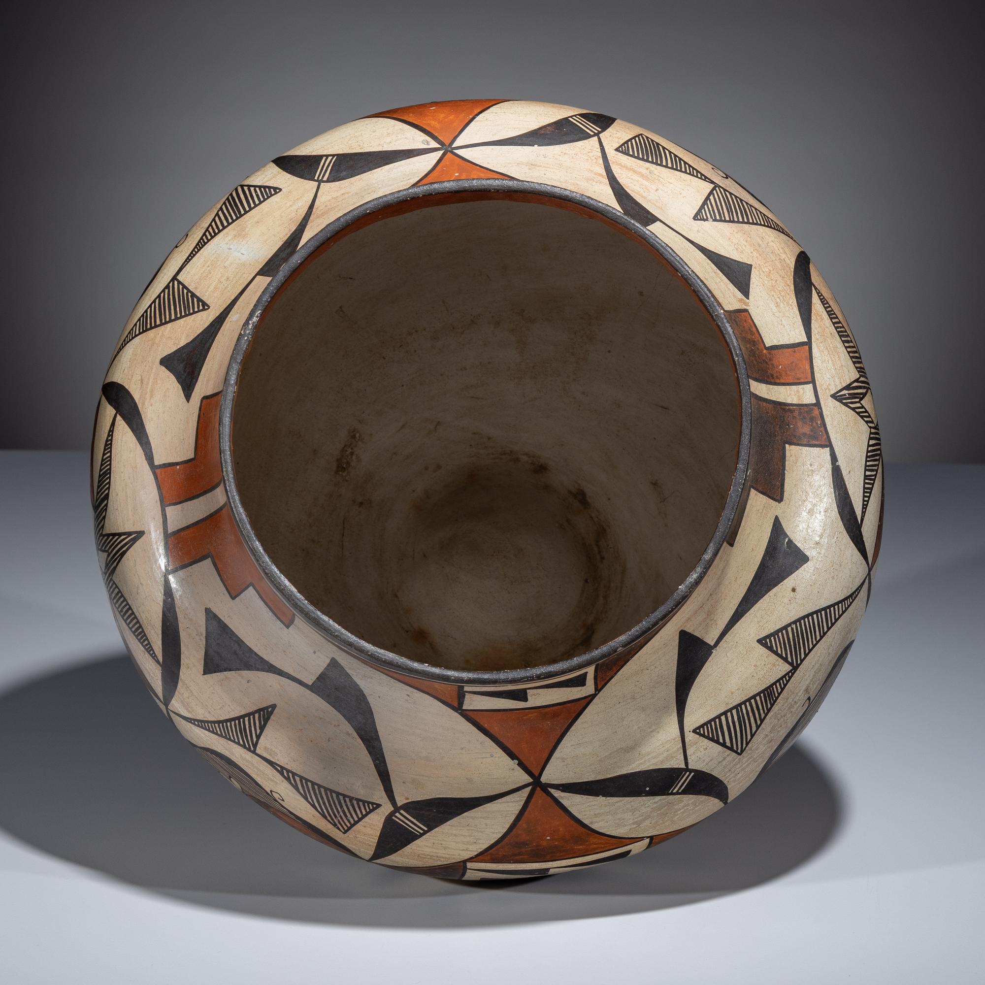 Acoma Polychrome Pottery Jar