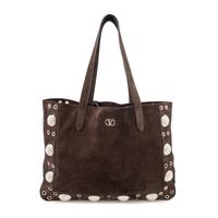 VALENTINO, NELLCOTE STUDDED SUEDE TOTE