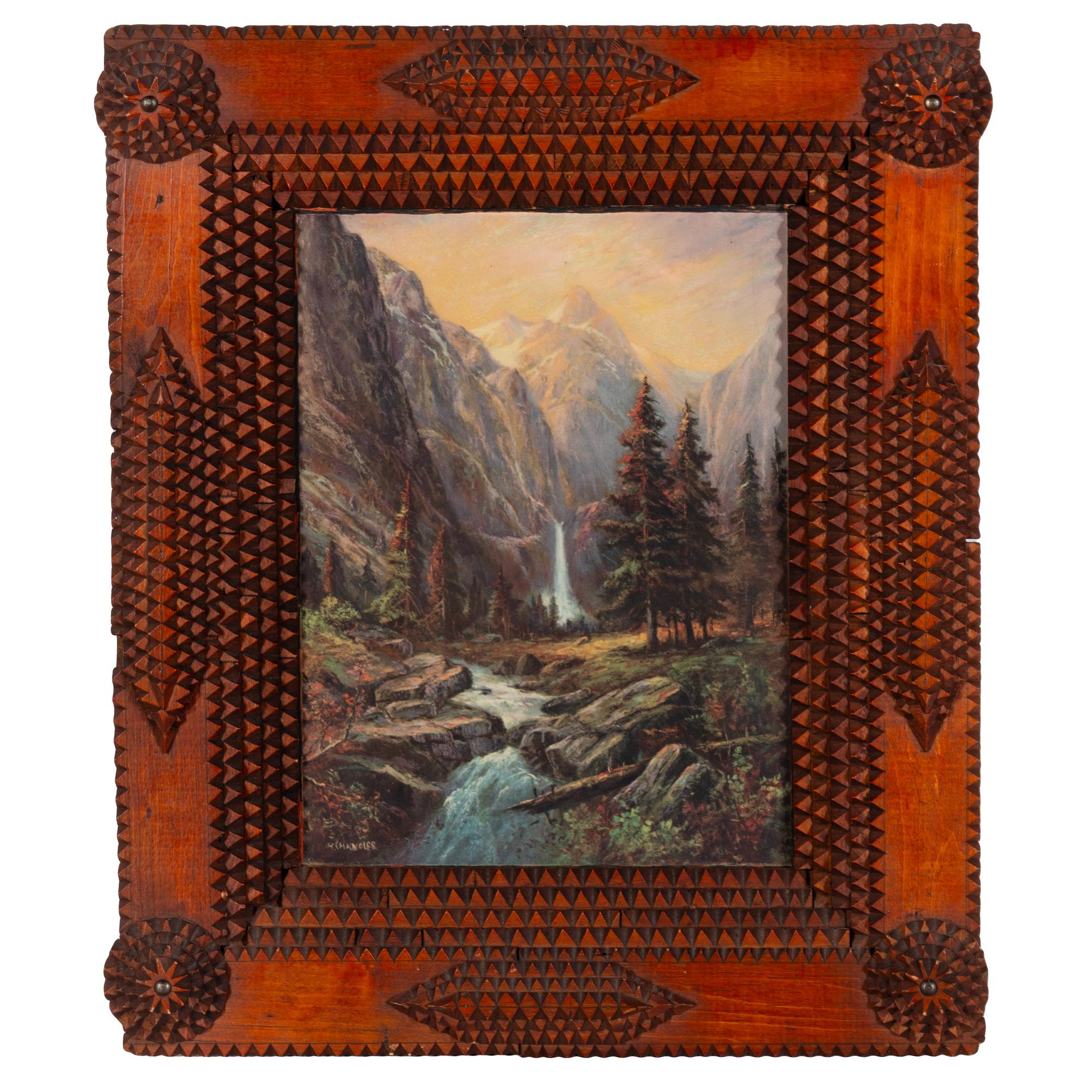 A Group of Tramp Art Frames