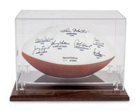 A Notre Dame Heisman Trophy Winners Signed Autograph Limited Edition Football,