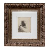 Bust of an Old Bearded Man, Looking Down