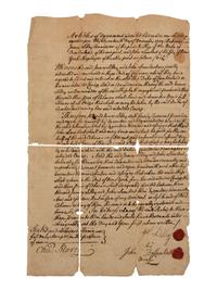 [FRENCH & INDIAN WAR] -- [PRIVATEERS]. A group of 5 documents associated with New York Privateer Captain James Lilley and the British ship he commanded during the French and Indian War, the Duke of Cumberland .