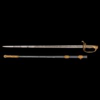 Combination French Hilt Non-Regulation Officer's Sword Presented to Capt. John Kilburn - 7th VT Infantry