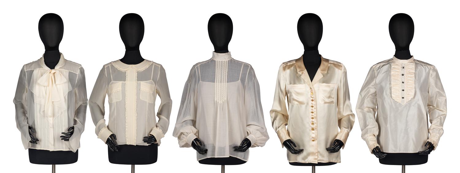 Five Chanel Blouses and Two Camisoles