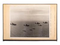 [WORLD WAR II]. Detailed scrapbook of Lieutenant Commander Charles Mason Melhorn, Torpedo Squadron 50.