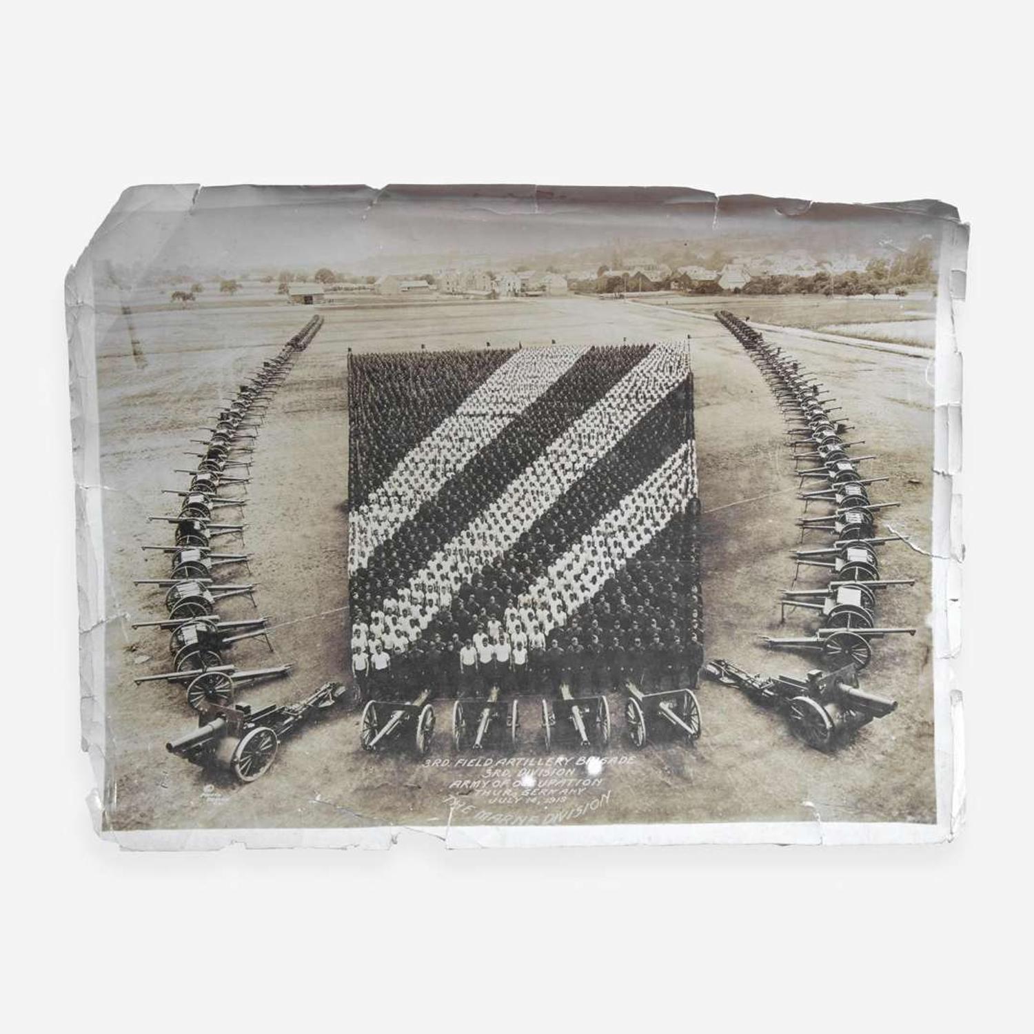 [Americana] Mole, Arthur, and John Thomas, et al. Group of 10 “Living Insignia” Photographs