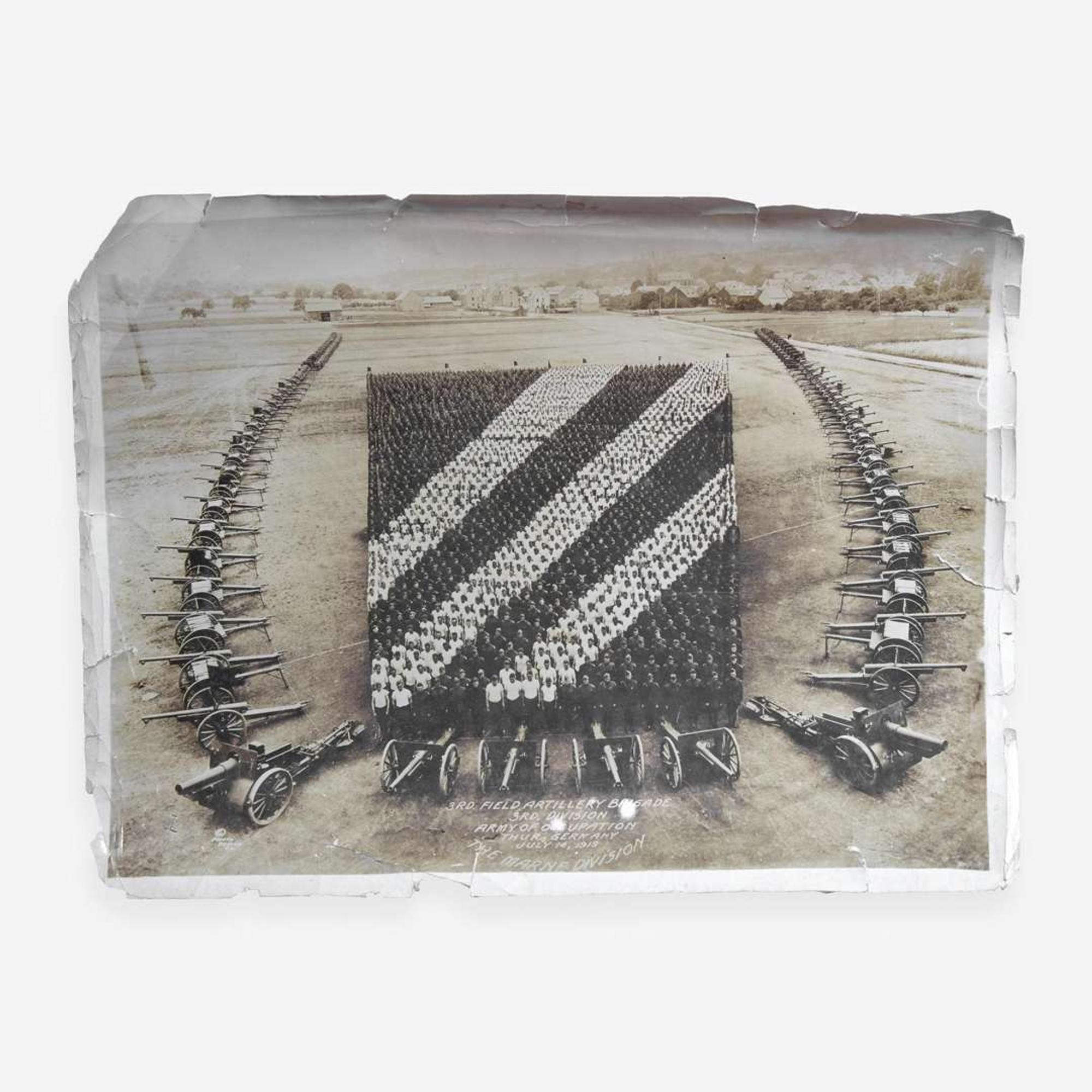 [Americana] Mole, Arthur, and John Thomas, et al. Group of 10 “Living Insignia” Photographs