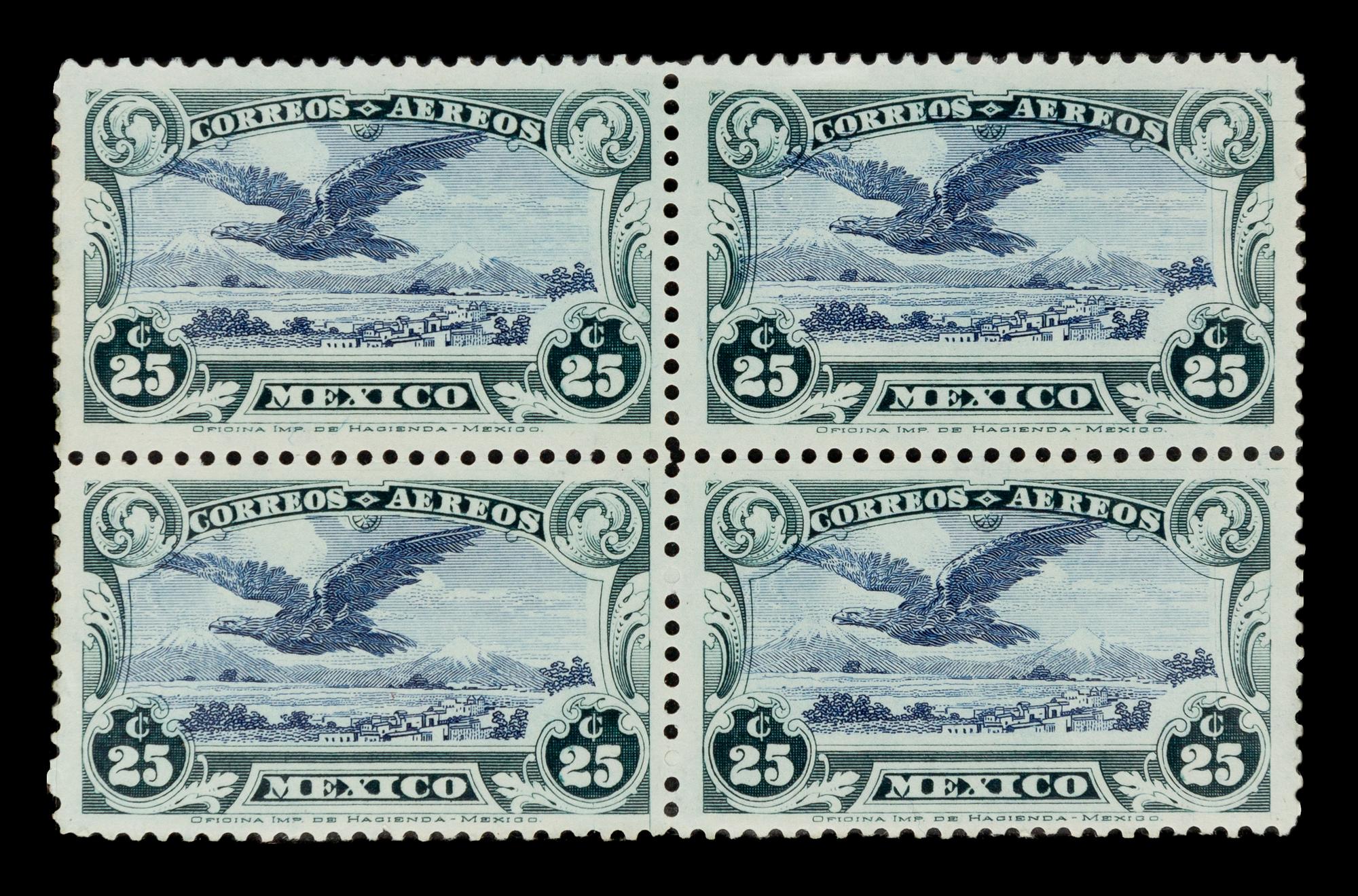 A Collection of Mexico Air Post Stamps