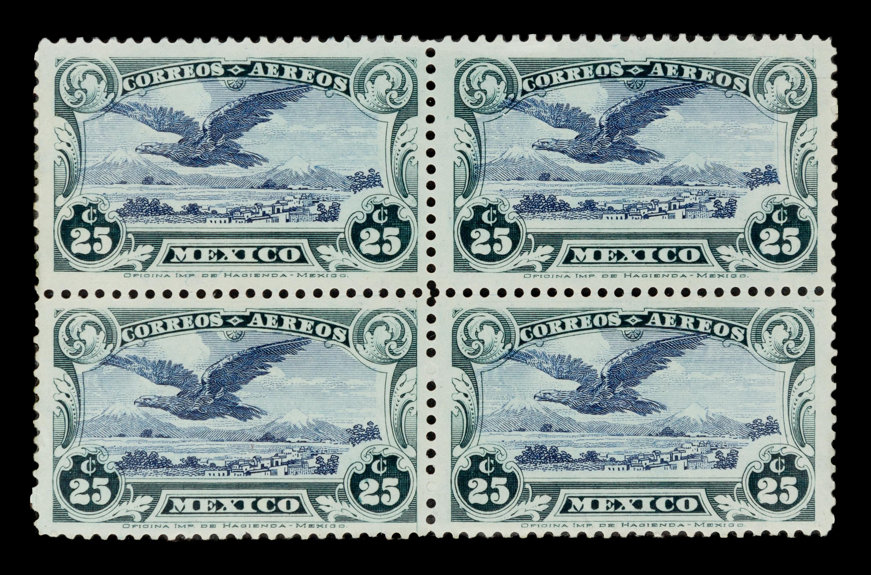 A Collection of Mexico Air Post Stamps
