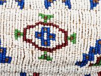Sioux Fully Beaded Buffalo Hide Moccasins