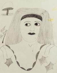 Lee Godie, (American, 1908-1994), Untitled
