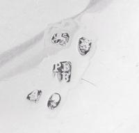 A Pair of George III Silver Salts