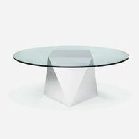 Attributed to Brueton A Pedestal Dining Table, circa 1980