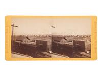 [WESTERN AMERICANA]. MUYBRIDGE, Eadweard (1830-1904), photographer. Corinne, from the Railroad station . San Francisco, CA: Bradley & Rulofson.