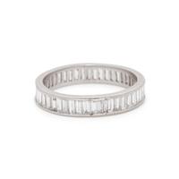 PLATINUM AND DIAMOND ETERNITY BAND