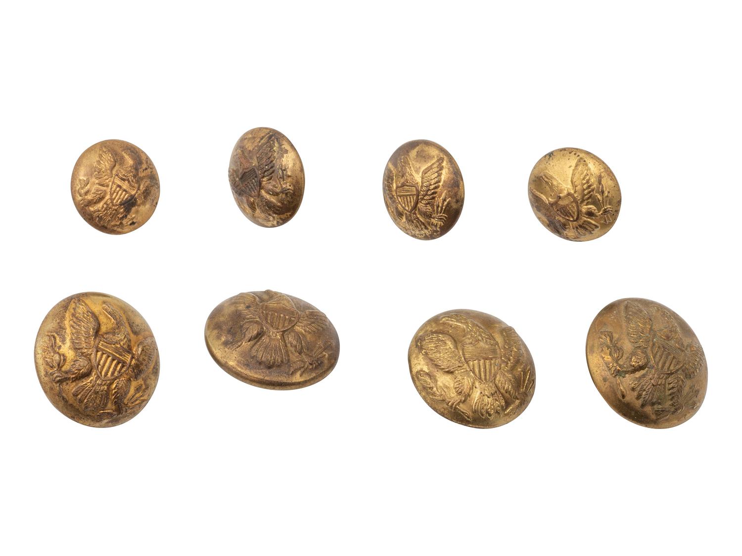 [MILITARIA] 25+ American buttons from the Estate of Carroll J. Delery III, incl. Civil War examples