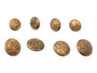 [MILITARIA] 25+ American buttons from the Estate of Carroll J. Delery III, incl. Civil War examples