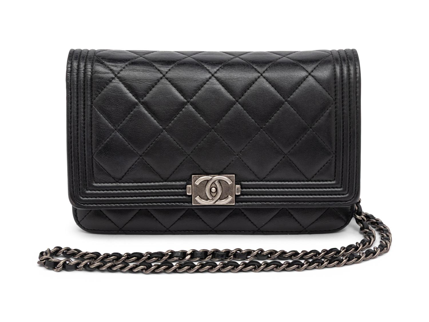 CHANEL, BOY WALLET ON CHAIN