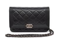 CHANEL, BOY WALLET ON CHAIN