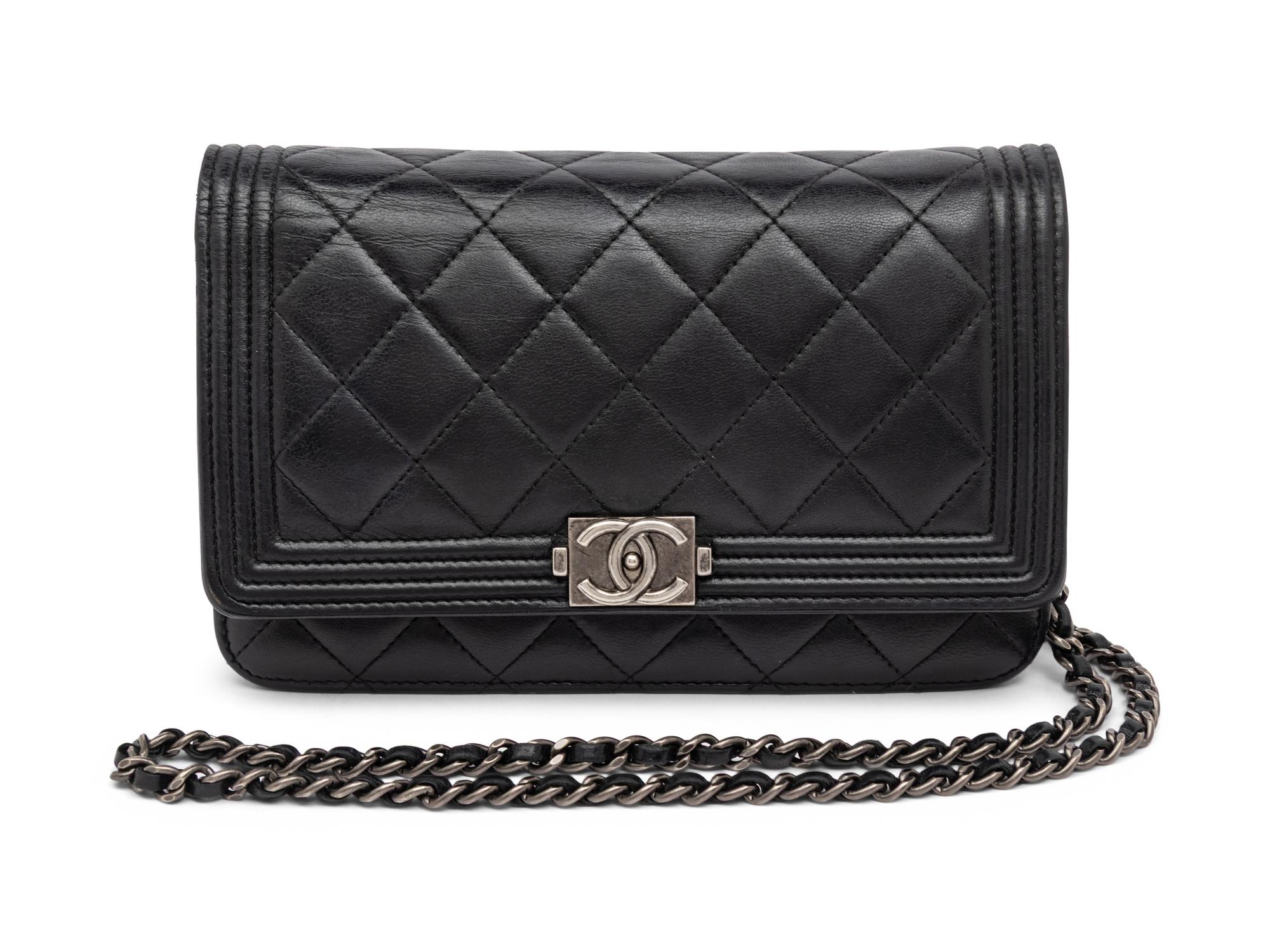 CHANEL, BOY WALLET ON CHAIN
