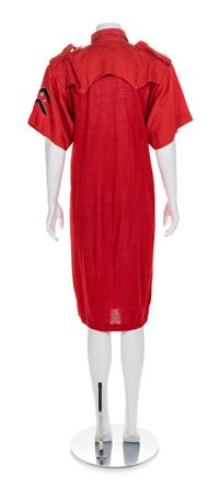 Claude Montana Knit Dress, 1970-80s