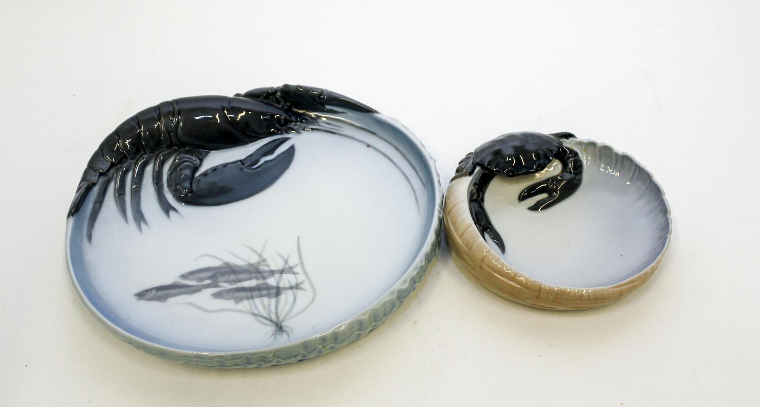 A Pair of Royal Copenhagen Serving Dishes