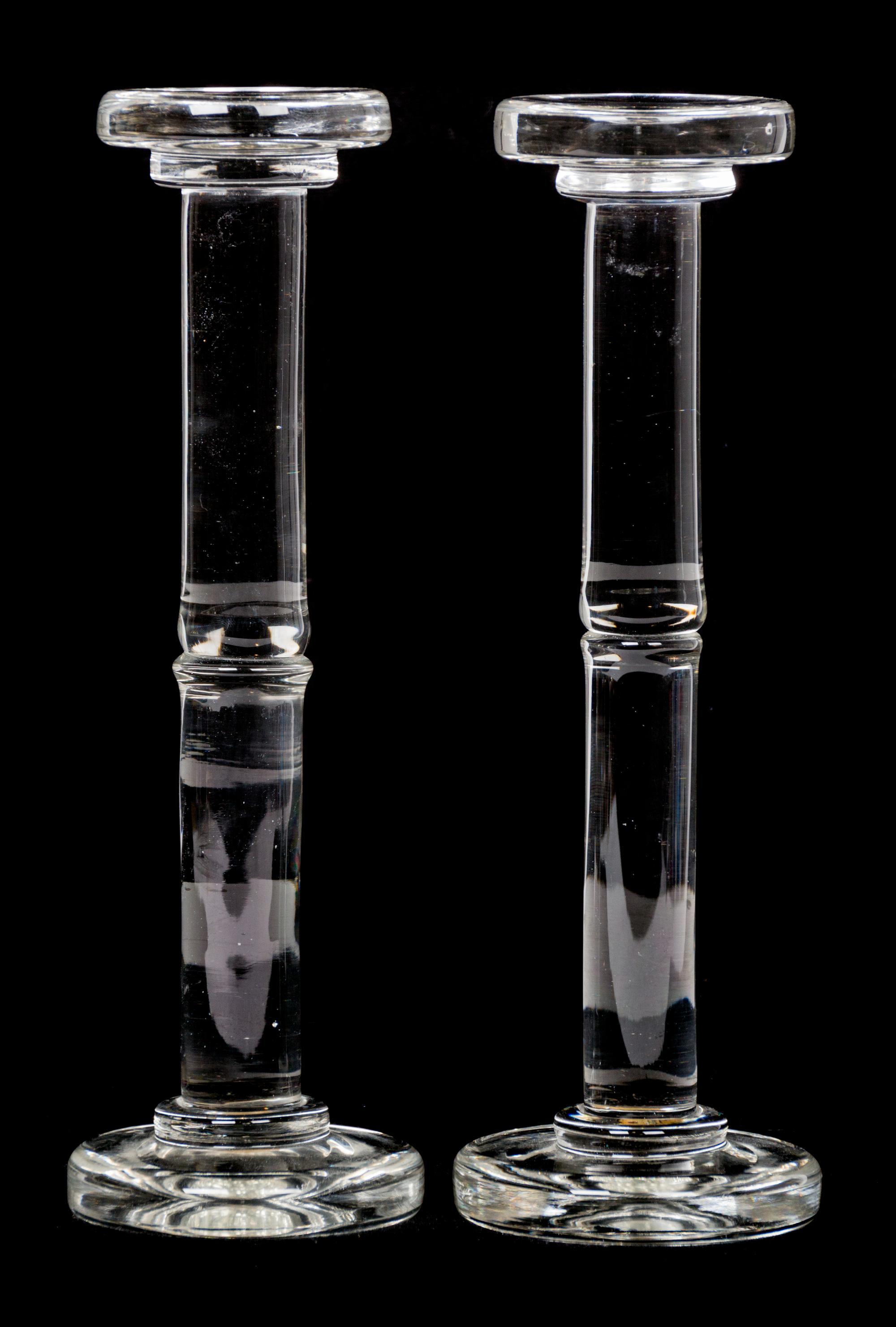 A Pair of Murano Glass Columns — 20TH CENTURY