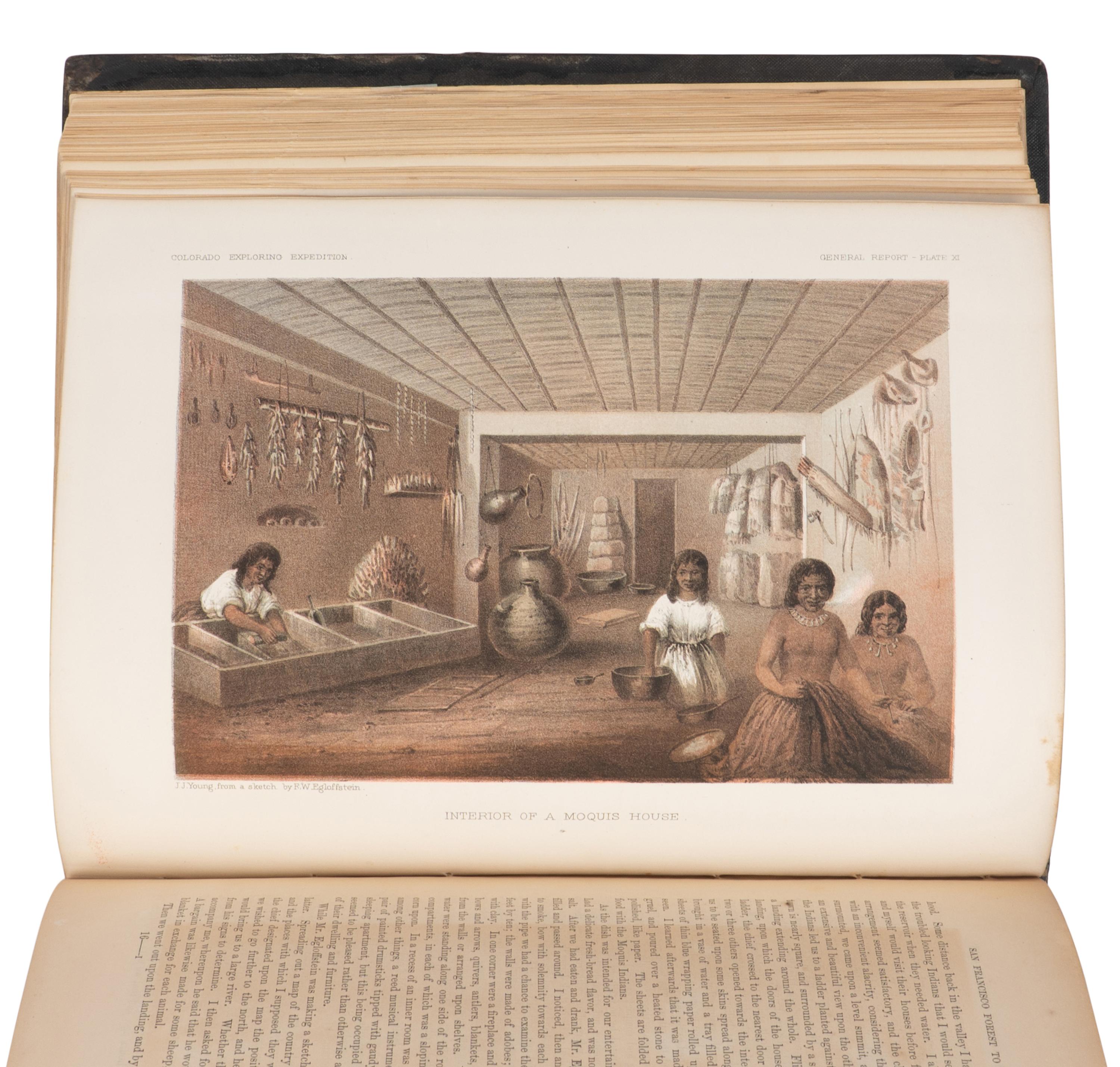 IVES, Joseph Christmas (1829-1868). Report Upon the Colorado River of the West, Under the Direction of the Office of Explorations and Surveys... Washington: Government Printing Office, 1861.