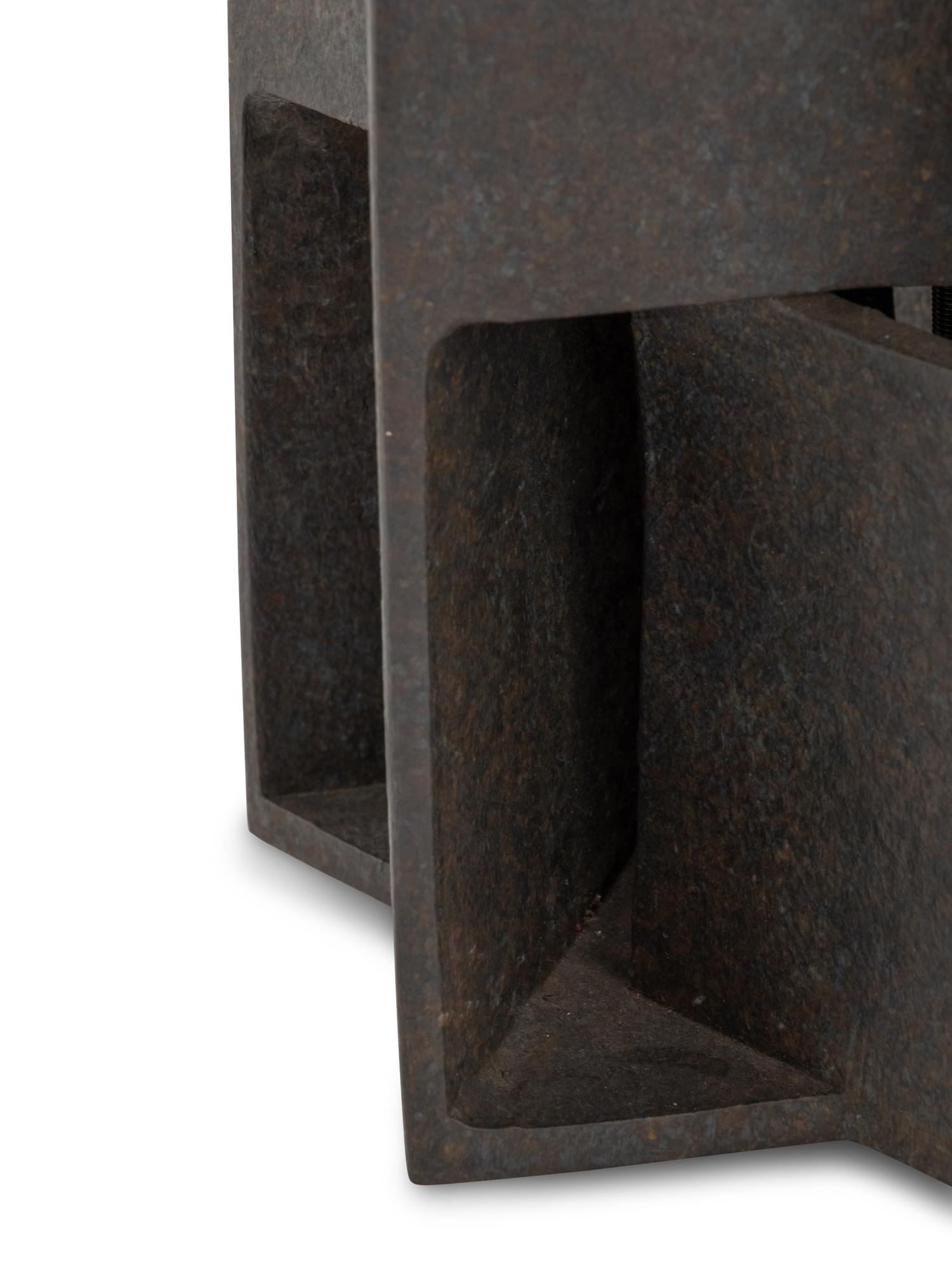 A Contemporary Metal Table Lamp