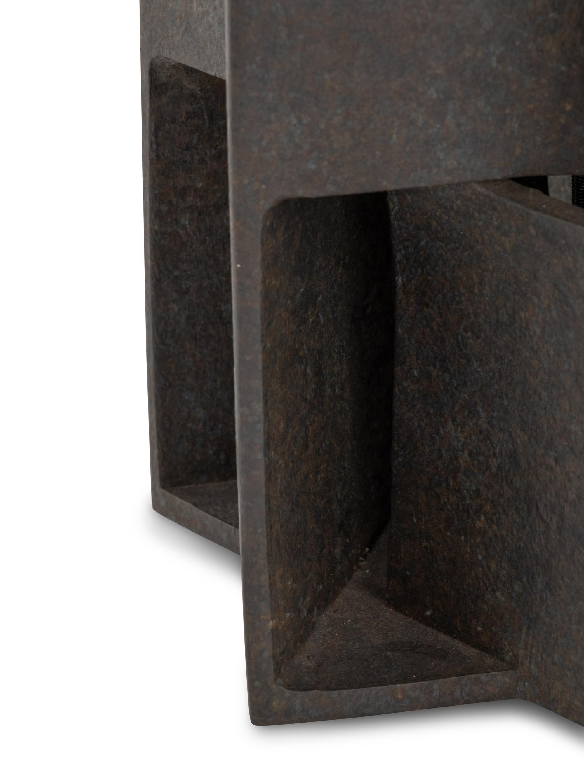 A Contemporary Metal Table Lamp