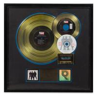 A Run-D.M.C.: Down with the King RIAA Certified Gold Presentation Album 21 x 21 inches.