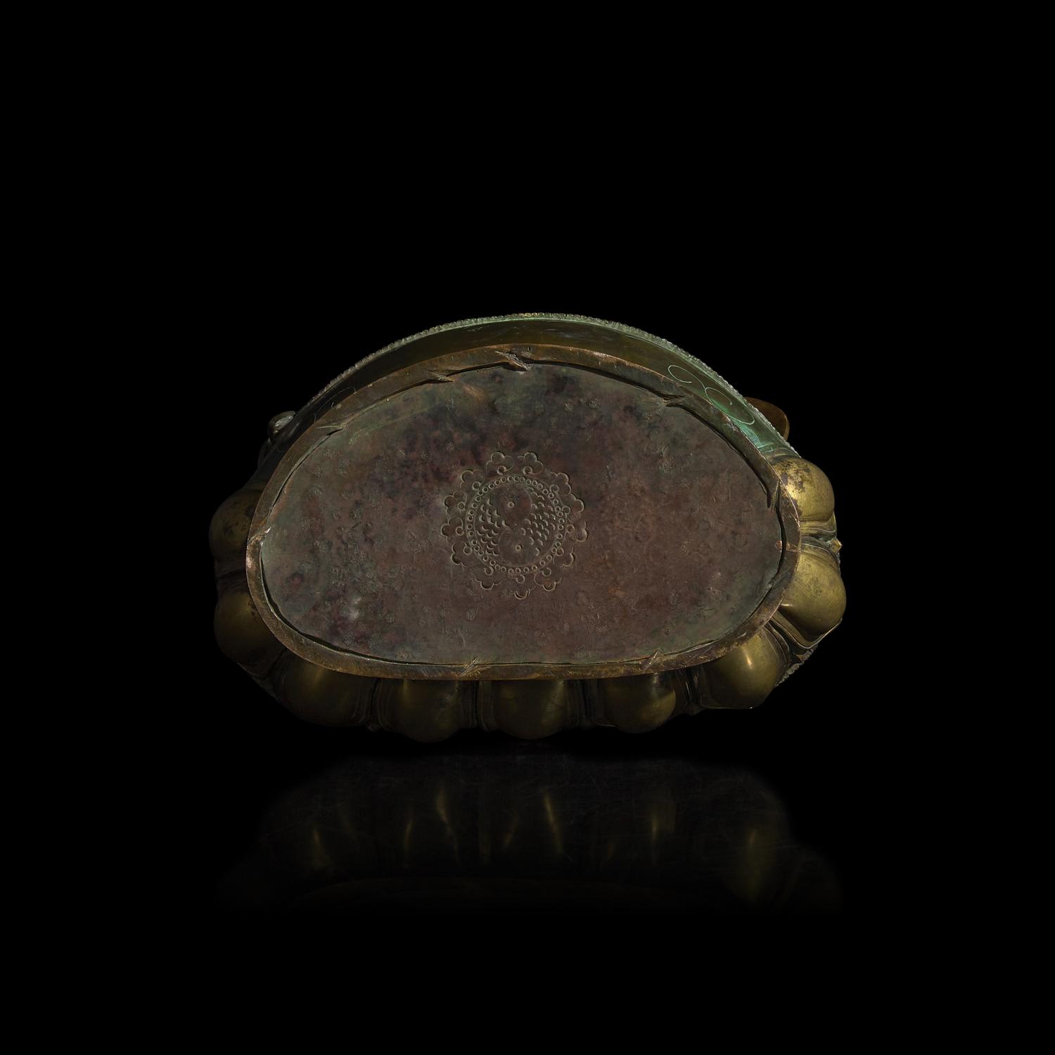 A Chinese Gilt Bronze Bodhisattva 鎏金銅菩薩坐像
