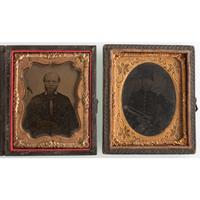 Private Jonas Shattuck, 26th Massachusetts Infantry, Five Tintypes Incl. Civil War-Date Portraits