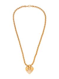 YELLOW GOLD AND DIAMOND HEART PENDANT/NECKLACE